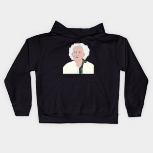 Doc Brown Back To The Future Kids Hoodie